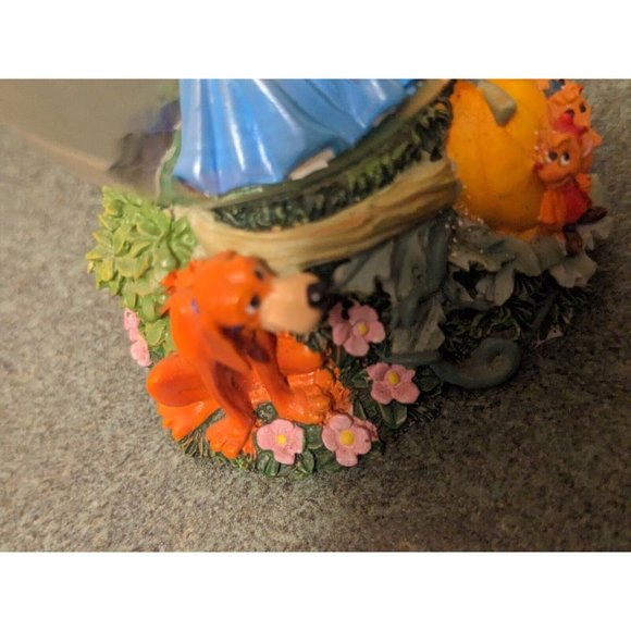 Disney Cinderella on Swing Under a Tree Mini Small Snow Globe dog nice 3.25" - Picture 6 of 8